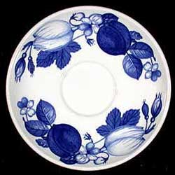 Portmeirion Harvest Blue SAUCER Only- Large Breakfast Cup Size