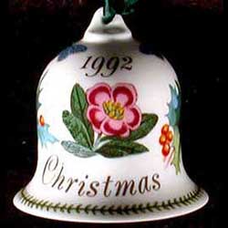 Portmeirion Botanic Garden Christmas Bell 1992 RHODODENDRON Box