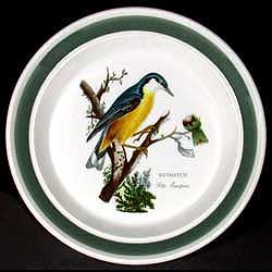 Portmeirion Birds Of Britain Plate Bread NUTHATCH New 2nds