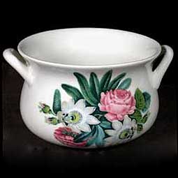 Portmeirion ROSE And PASSION FLOWER Rose Bowl 2 Handle