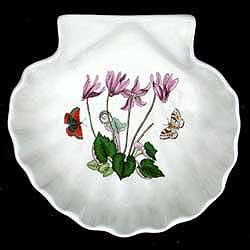Portmeirion Botanic Garden Shell Dish CYCLAMEN - Original Design