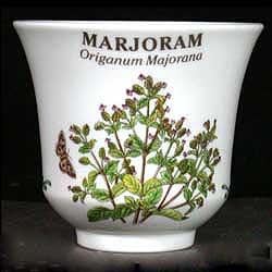 Portmeirion Herb And Spice Pattern Votive Candle Holder MARJORAM