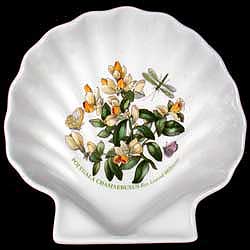 Portmeirion Botanic Garden Shell Dish MILKWORT Retired Flower