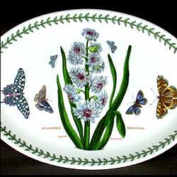 Portmeirion Botanic Garden Platter Oval 11 Inch HYACINTH - New!-SOLD!