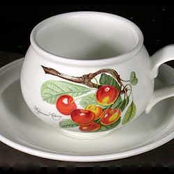 Portmeirion Pomona Romantic Tea Cup Set BIGGERRAUX CHERRY 7oz