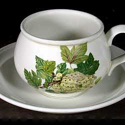 Portmeirion Pomona Romantic Tea Cup Set WHITE DUTCH CURRANT 7oz