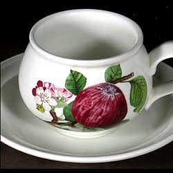 Portmeirion Pomona Romantic Tea Cup Set HOARY MORNING APPLE 7oz