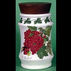 Portmeirion Pomona Waisted Spice Jar RED CURRANT