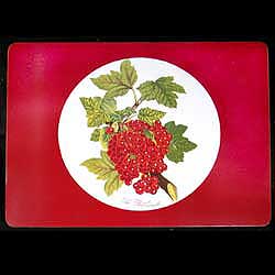 Portmeirion Tablemat Pomoma 16 x 12 RED CURRANT A