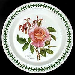 Portmeirion Botanic Garden ROSES Dinner Plate WARM WISHES SOLD!