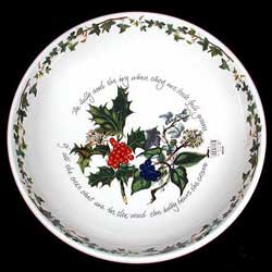 Portmeirion Holly And Ivy LOW PASTA BOWL Set 13 Inch - New!
